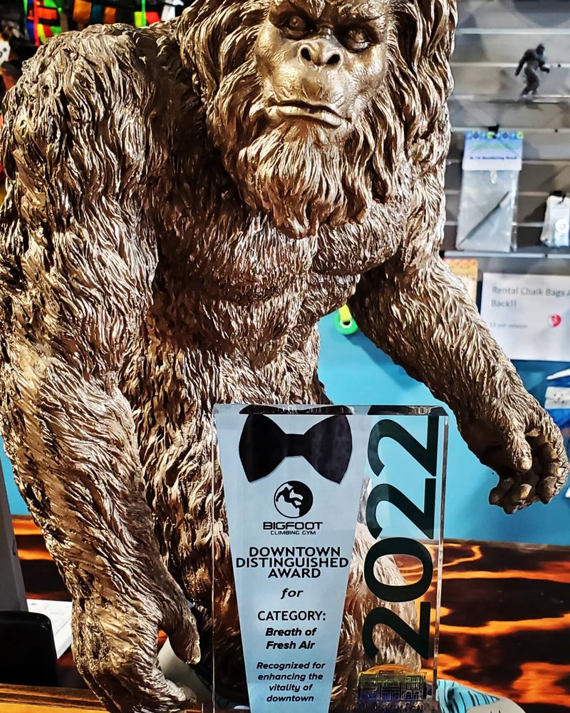 Thanks to all who voted in the Downtown Distinguished Awards!!! Bigfoot takes the Breath of Fresh Air Award