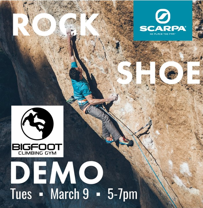 Scarpa shoe demo